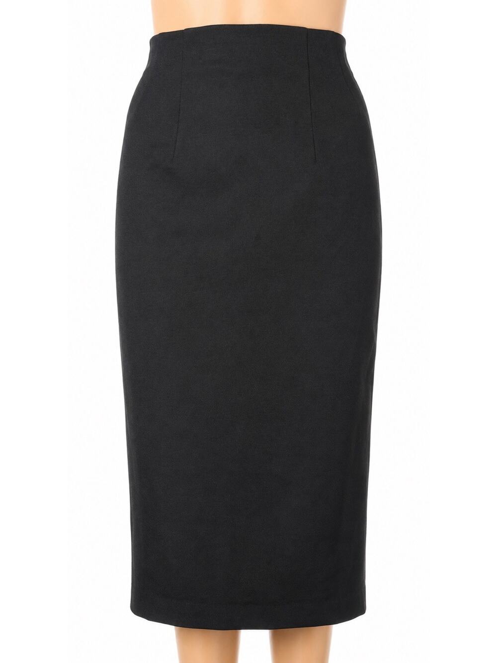 Eileen Fisher Black Midi Skirt Women Small S Minimalist Classic